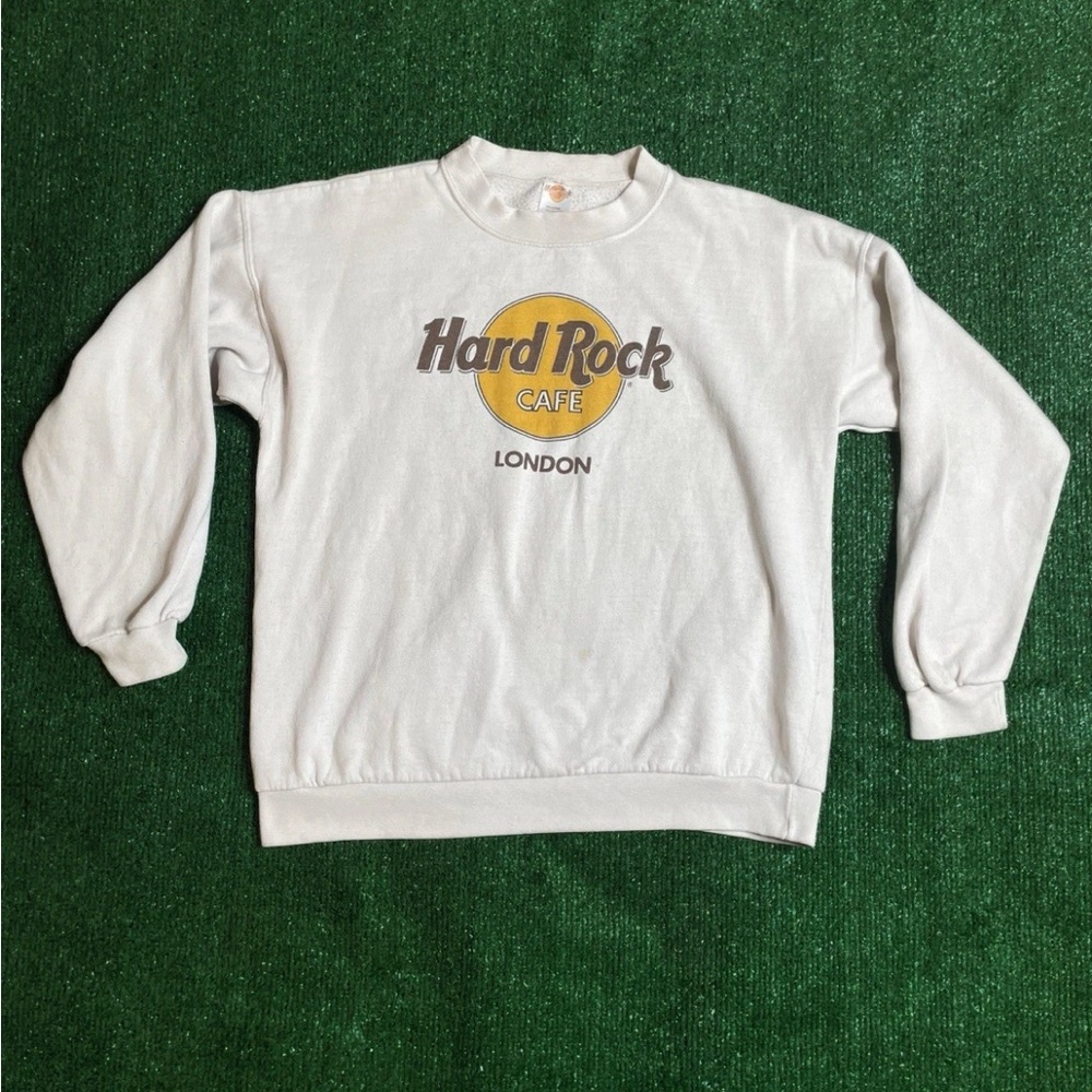 Hard Rock Cafe Cream Sweatshirt